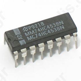 I.C 74HC4538 digital; monostable, multivibrator, retriggerable; Channels:2