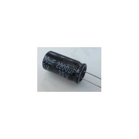 ELECTROLYTIC CAPACITOR 2200MF / 25V 105C AXIAL