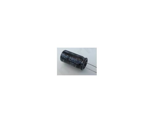ELECTROLYTIC CAPACITOR 2200MF / 25V 105C AXIAL