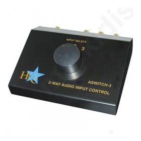3-Way stereo input control box (TC-6)