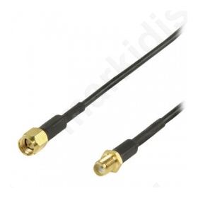 VGSP 02010B 3.00, SMA antenna cable SMA male - SMA female 3.00 m black
