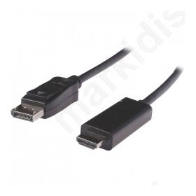 Καλώδιο εικόνας DisplayPort αρσ. σε HDMI αρσ., 2.00m