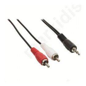 VLAP 22200B, Jack stereo audio adapter cable 3.5 mm male