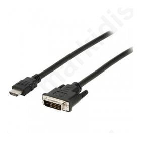 VLCP 34800 B5.00,  Καλώδιο HDMI male. - DVI-D Dual male 5m.