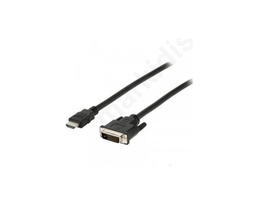 VLCP 34800 B5.00,  Καλώδιο HDMI αρσ. - DVI-D Dual αρσ. 5m.
