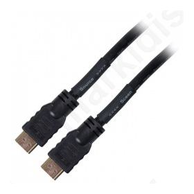High Speed HDMI cable with Ethernet HDMI Connector - HDMI Connector 5.00 m black