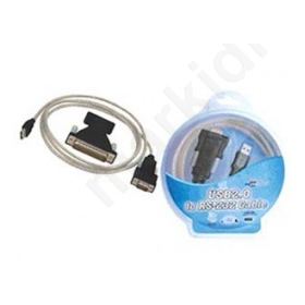 USB CABLE 2.0 TO SERIAL RS232 9/25PINS BLISTER