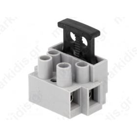 DG801-2P11, Terminal block; ways:2; screw terminal; 1x fuse; 0.5χ 2.5mm2