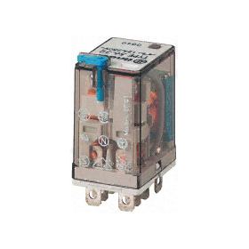 RELAY  FINDER 56 32 2PDT Plug In Mount Non-Latching Relay Tab, 20 A, 230V ac