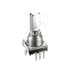  Incremental Mechanical Rotary Encoder with a 5.975 mm Flat Shaft (Not Indexed), Through Hole