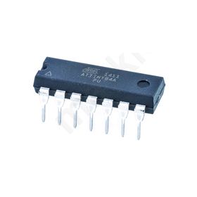 ATTINY84A-PU, 8bit AVR Microcontroller, 20MHz, 8 kB Flash, 14-Pin PDIP