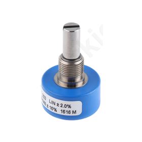 Potentiometer 6639 Series with a 6.35 mm Dia. Shaft Continuous-Turn 20kO ±15% 1W ±500ppm/°C