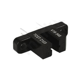 TCST2103, Optocoupler Through Hole Slotted Optical Switch, Phototransistor Output