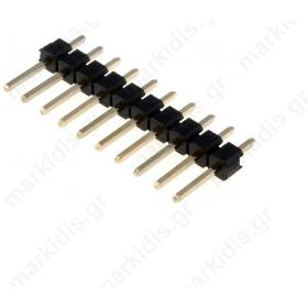 Pin header pin strips male PIN10 straight 2.54mm THT