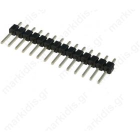 ZL201-14G Pin header; pin strips; male; PIN:14; straight; 2.54mm; THT; 1x14