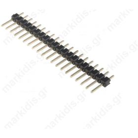 ZL201-20G Pin header; pin strips; male; PIN:20; straight; 2.54mm; THT; 1x20