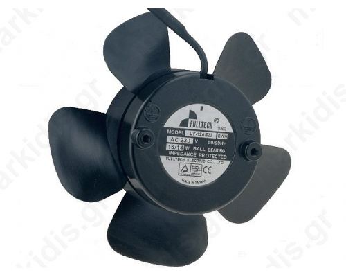 Fan AC axial 230VAC Φ 112x37mm 144.5m3/h 38dBA ball bearing