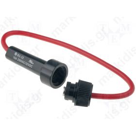 Fuse holder tube fuses 6,3x30mm 6,3x32mm Mounting in-line
