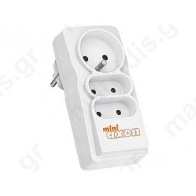 Plug socket strip: overvoltege protection Sockets:3; 230VAC