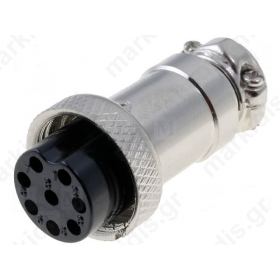 MIC328 Plug Microphone Female PIN8 for cable straight