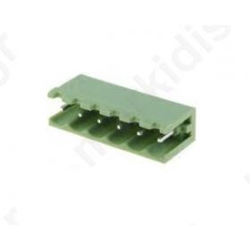 Pluggable terminal block socket male without side walls 5mm