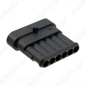 CONNECTOR 6P MALE IP67