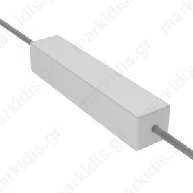 Resistor wire-wound ceramic case THT 5.1O 10W ±5% 10x9x49mm