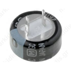 Capacitor electrolytic supercapacitor THT 1F 5.5V 21x7.5mm