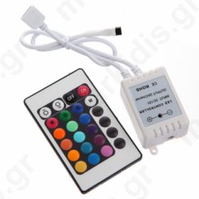 Controller for LED strips IR 24 programs 72 W