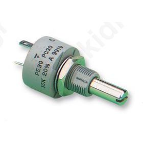 Vishay Cermet Potentiometer with a 6 mm Dia. Shaft 220Ω ±10% 3W ±150ppm/°C, Linear, Panel Mount