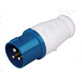 CONNECTOR INDUSTRIAL MALE 3POLES 16A