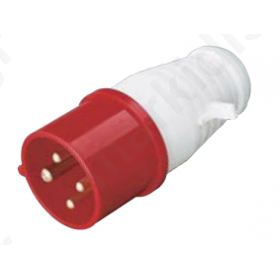 CONNECTOR INDUSTRIAL MALE 4POLES 16A