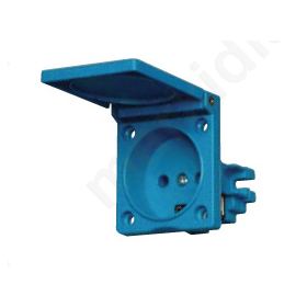Socket WALL WITH COVER IP44 16A