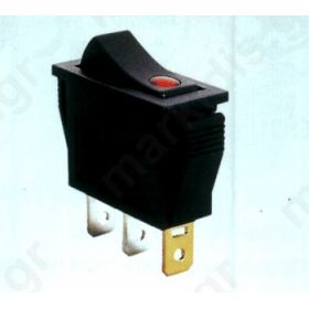 CAR SWITCH WITH LED ON-OFF 12V/15A