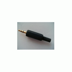 Plug 3.5mm Stereo Audio Male Gold Plated.