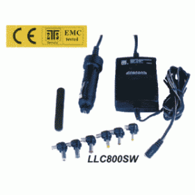 CONVERTER CAR ADJUSTABLE 12VDC / 1,5-12V 800mA