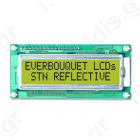 MC1604B-SYR  LCD MODULE, ALPHANUMERIC, 4X16, STN