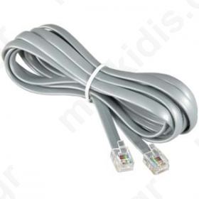 TELEPHONE CABLE GREY 6M