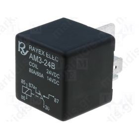 Relay electromagnetic SPDT Ucoil 24VDC 80A automotive 1.8W