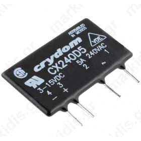 SOLID STATE RELAY 3-15VDC; 5A 12-280VAC CX240D5  Zero Cross