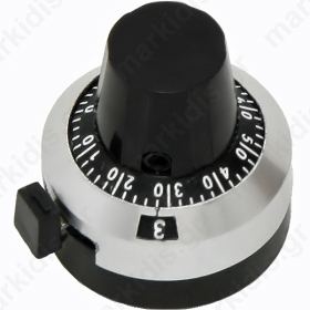 Precise Knob  With Counting Dial  Shaft d:6.35mm