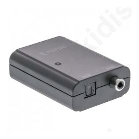 Digital audio converter TosLink female - S/PDIF female dark grey