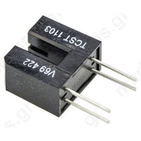 TCST1103 Through Hole Slotted Optical Switch, Phototransistor Output
