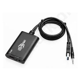 Convertor, USB to HDMI, with Audio, Black