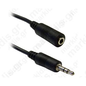 Καλώδιο Καρφί 3.5mm Αρσενικό Stereo Σε 3.5mm Θηλυκό 5m