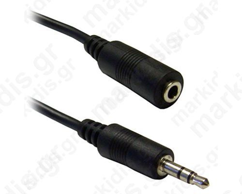 Καλώδιο Καρφί 3.5mm Αρσενικό Stereo Σε 3.5mm Θηλυκό 5m