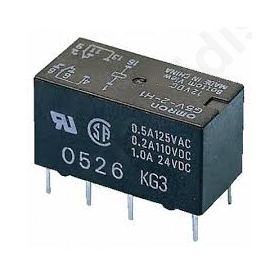 Relay: electromagnetic DPDT Ucoil: 24VDC 0.5A/125VAC