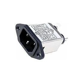 Connector AC supply socket male 3A 250VAC