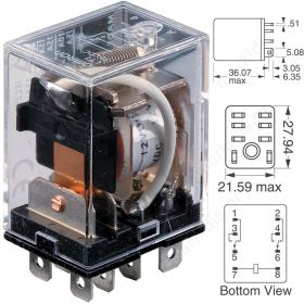 RELAY OMRON LY2  24VDC