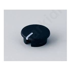 Cap ABS black push-in Pointer white Application A2510,A2609
